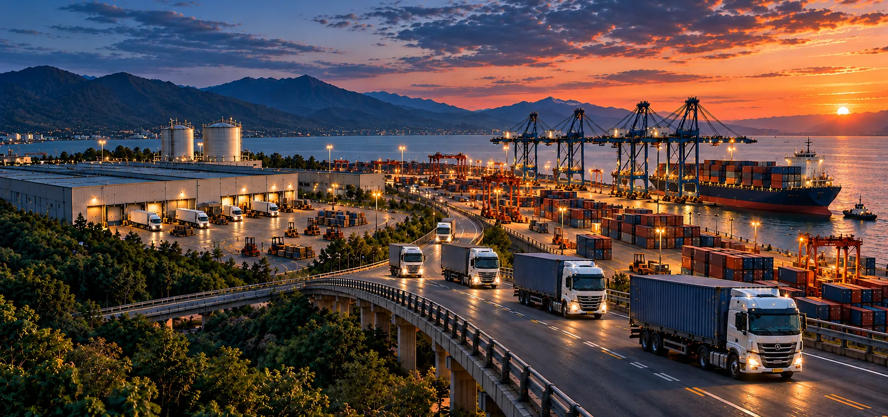 Conceptual supply chain asset illustration for WATX investment access